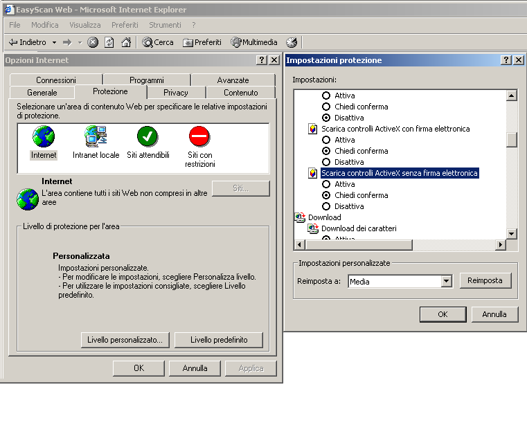 controlli activex senza firma elettronica